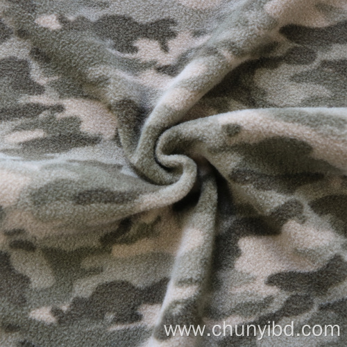 Printed Poalr fleece fabric Anti-piliing fabric